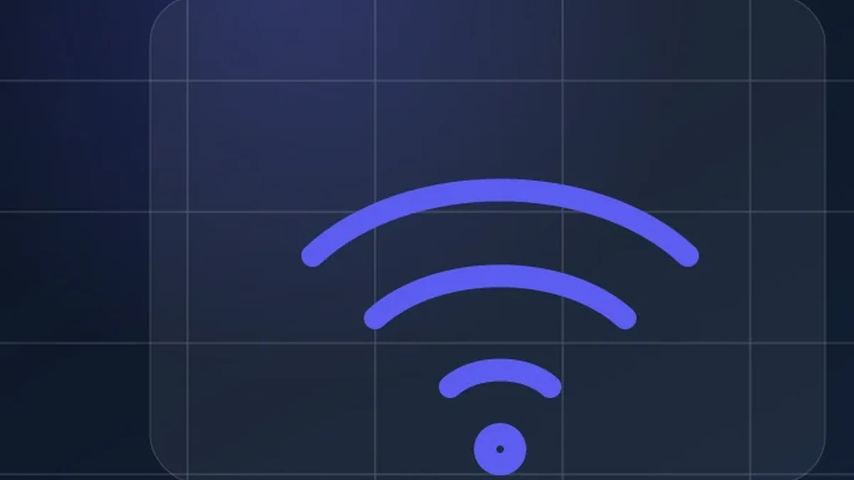 PC y router Wi‑Fi con una red ausente