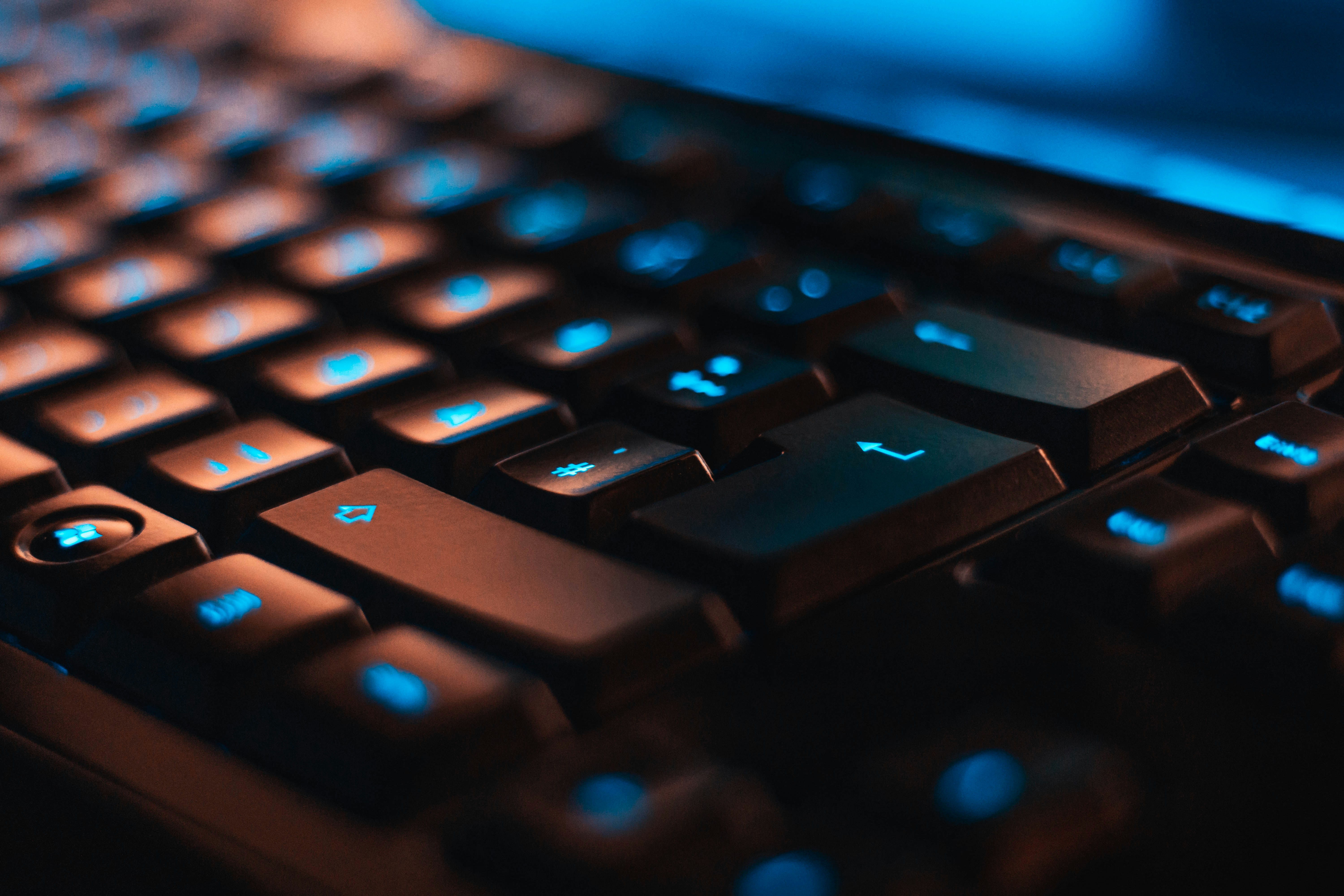 Teclado retroiluminado error informático